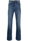 Zadig & Voltaire Straight-leg Cotton Jeans In Blue