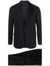 LARDINI SINGLE-BREASTED TWO-PIECE WOOL SUIT