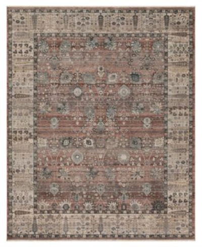 Karastan Echo Tesorino Area Rug In Rose