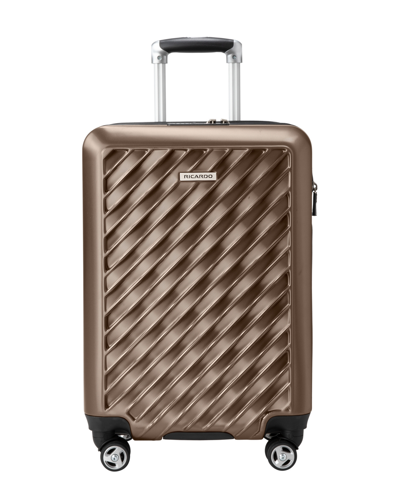 Ricardo Melrose Hardside 20" Carry-on Spinner Suitcase In Bronze