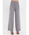 English Factory Knit Wide Pants Grey Xl In Grey
