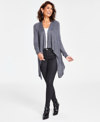 INC INTERNATIONAL CONCEPTS WOMEN'S CASCADE OPEN-FRONT CARDIGAN, CREATED FOR MACY'S