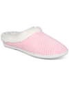 CHARTER CLUB WOMEN'S FAUX-FUR-TRIM HOODBACK BOXED SLIPPERS, CREATED FOR MACY'S