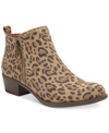 Lucky Brand Basel Bootie In Javan Print Suede