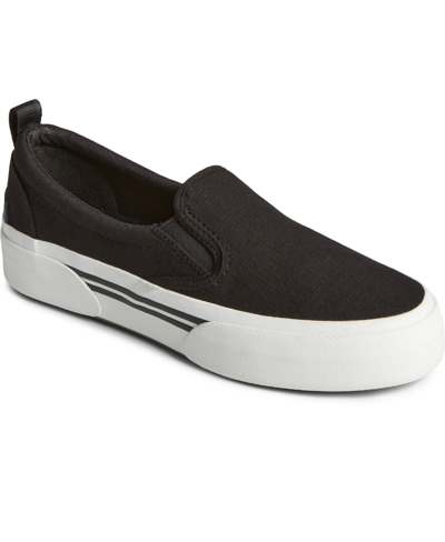 Sperry Women's Moc-sider Slip-on Shoes Women's Shoes In Black