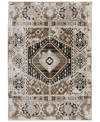 D Style Izmir Iz5 9' X 13'2" Area Rug In Mocha