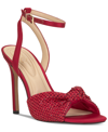 Jessica Simpson Ohela Ankle Strap Sandal In Red Muse Satin