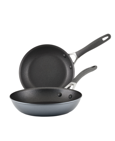 Circulon A1 Series With Scratchdefense Technology Aluminum 2 Piece Nonstick Induction 8.5-inch And 10-inch Fr In Graphite