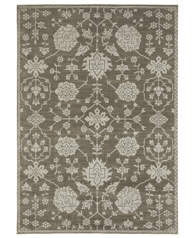 Jhb Design Intrigue Int01 6'7" X 9'6" Area Rug In Gray