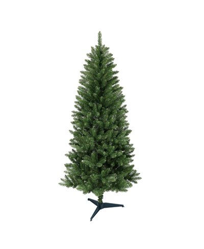 Puleo Carson Pine Artificial Christmas Tree With Stand, 6' In Green