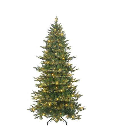 Puleo 6.5' Pre-lit Slim Royal Majestic Douglas Fir Downswept Tree With 350 Underwriters Laboratories Clear In Green