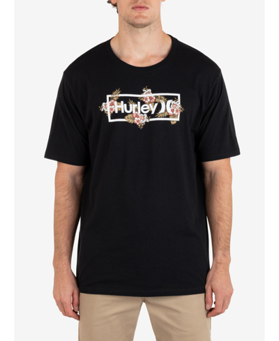 Hurley Men's Everyday Congo Outline Short Sleeve T-shirt In Black