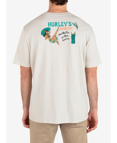 Hurley Men's Everyday Northshore Gal Short Sleeve T-shirt In Bone