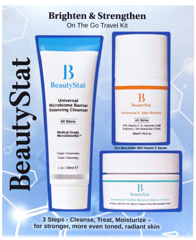 Beautystat 3-pc. Brighten & Strengthen On The Go Travel Set In No Color