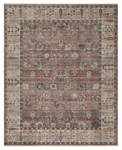 Karastan Echo Tesorino 6'7" X 9'6" Area Rug In Rose