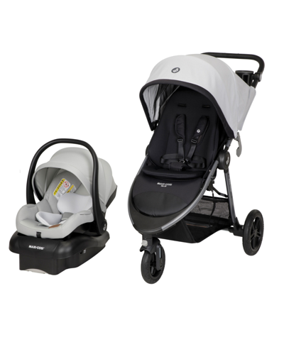 Maxi-cosi Gia Xp Luxe 3-wheel Travel System In Midnight Moon