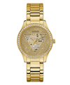 Guess Women's Analog Gold-tone Stainless Steel Watch 38mm In Gold-tone