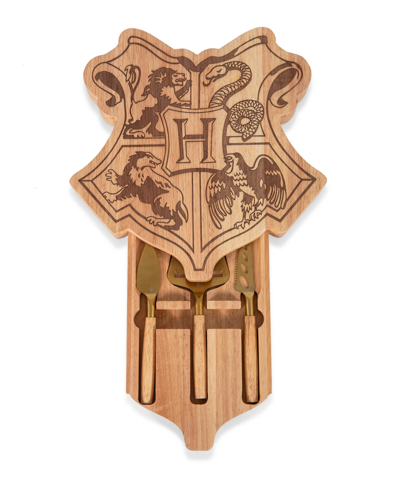 Toscana Harry Potter Hogwarts Crest Charcuterie Board With Tools In Parawood