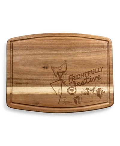 Toscana Disney's Nightmare Before Christmas Jack Festive Ovale Acacia Cutting Board In Acacia Wood