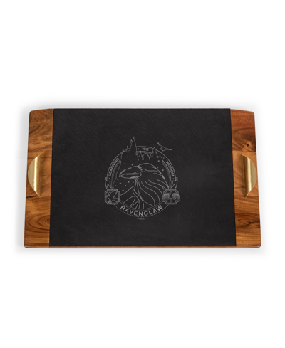 Toscana Harry Potter Ravenclaw Covina Acacia And Slate Charcuterie Board In Acacia Wood Slate Black With Gold Accent