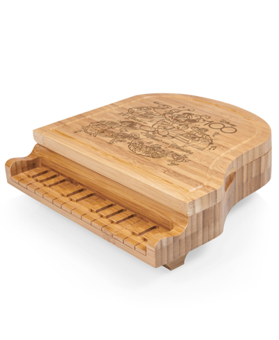 Toscana Disney 100 Piano Charcuterie Board Cheese Tools Set In Acacia Wood