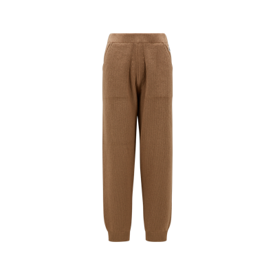 Moncler Collection Pantalon En Laine Et Cachemire In Brown