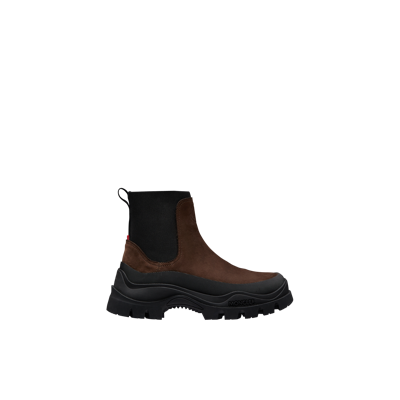 Moncler Collection Bottines Chelsea Larue In Brown
