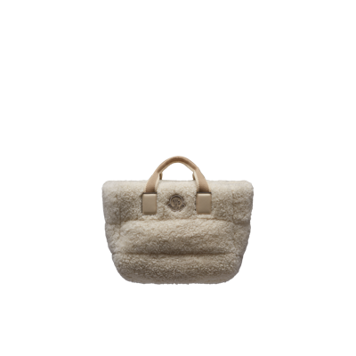 Moncler Collection Mini Caradoc Tote Bag White In Blanc