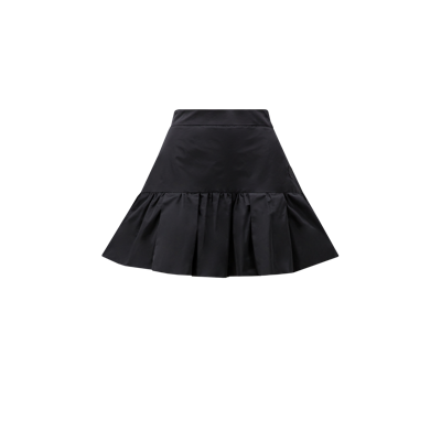 Moncler Collection Taffeta Mini Skirt Black