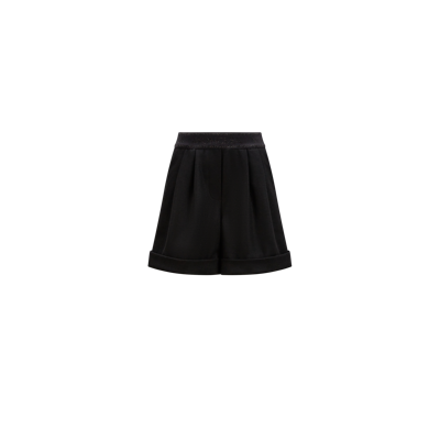 Moncler Kids' Logo Shorts Black