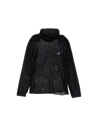 Monnalisa Jersey Turtleneck With Rhinestones In Black