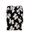 Monnalisa Maxi Bows Cady Dress In Black