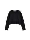 Monnalisa Lurex Cut-out T-shirt In Black