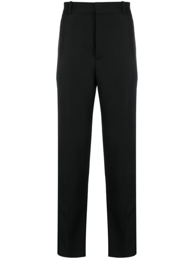 Pre-owned Alexander Mcqueen Slim-fit Tailored Trousers In Black