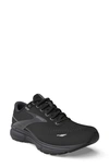 Brooks Ghost 15 Gtx Running Shoe In Black/ Blackened Pearl/ Alloy