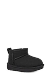 Ugg Kids' Classic Ultra Mini Water Resistant Boot In Black