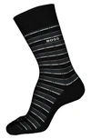 HUGO BOSS RIB STRIPE DRESS SOCKS