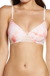 Natori Bliss Perfection Underwire Contour Bra In Sunrise Tie Dye Print