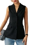 Reformation Billie Vest In Black