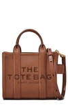 Marc Jacobs The Leather Mini Tote Bag In Brown
