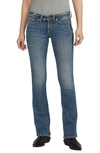 Silver Jeans Co. Tuesday Low Rise Slim Bootcut Jeans In Indigo