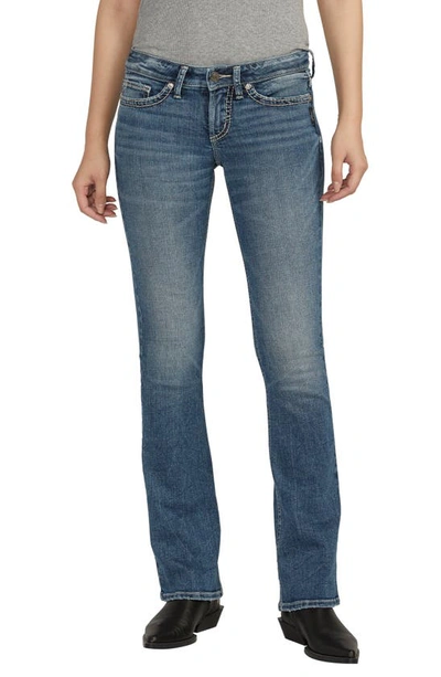 Silver Jeans Co. Tuesday Low Rise Slim Bootcut Jeans In Indigo