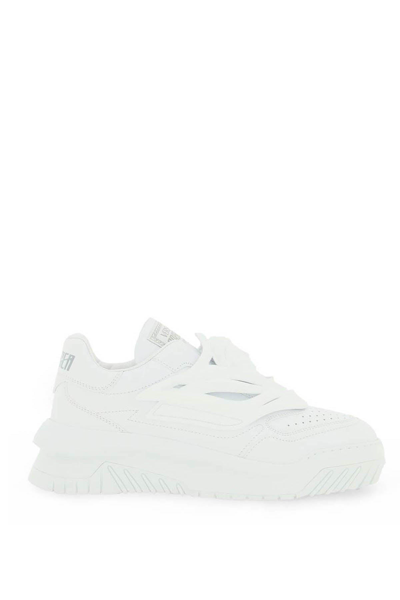 Versace Odissea Sneakers In White