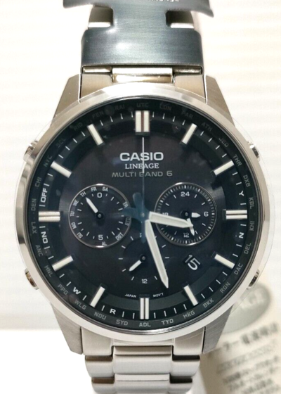 Pre-owned Casio 2016 Model Lineage Liw-m700d-1ajf Radio Wave Solar Men's Watch Japan Gift