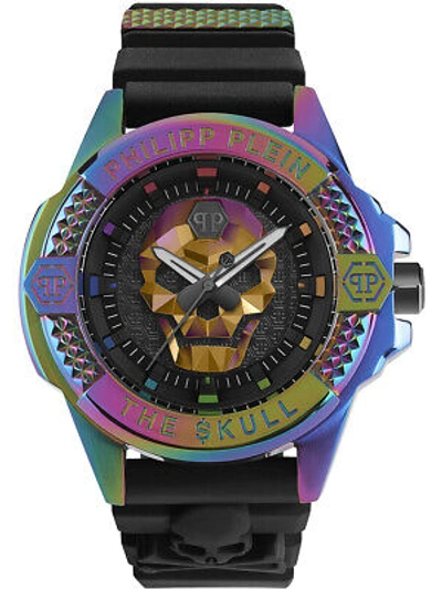 Pre-owned Philipp Plein Pwaaa2123 The Skull 44mm Mens Watch 44mm 5atm