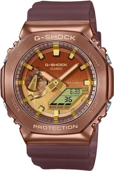 Pre-owned Casio G-shock Gm-2100cl-5ajf Limited Vintage Color Analog Digital Watch Men