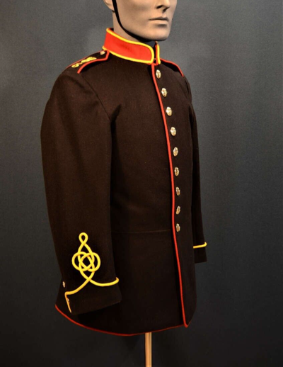 Pre-owned 100% Royal Artillery 1864 Historical British Black Wool Jacket