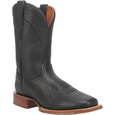Pre-owned Dan Post Men's Milo Leather Boot Dp4193 In Black