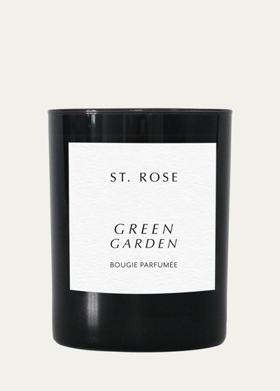St Rose Green Garden Candle, 10.2 Oz.