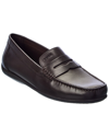 GEOX GEOX ASCANIO LEATHER LOAFER